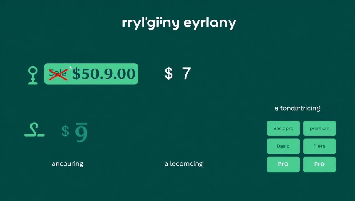 Pricing psychology strategies — price anchoring, charm pricing, and tiered pricing for digital products